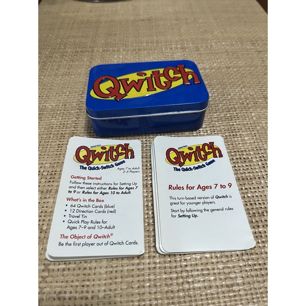 Qwitch The Quick-Switch Card Game‎